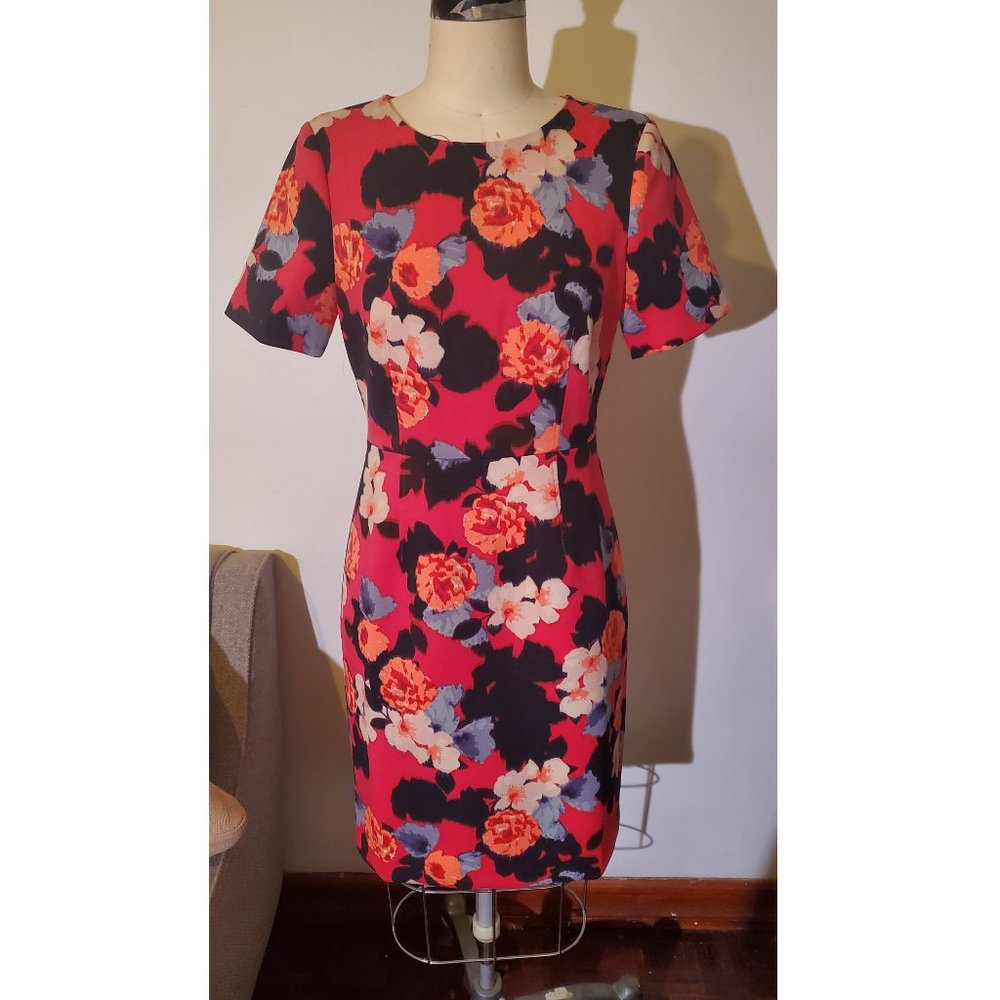 J Crew Floral Dress Short sleeve Size 6